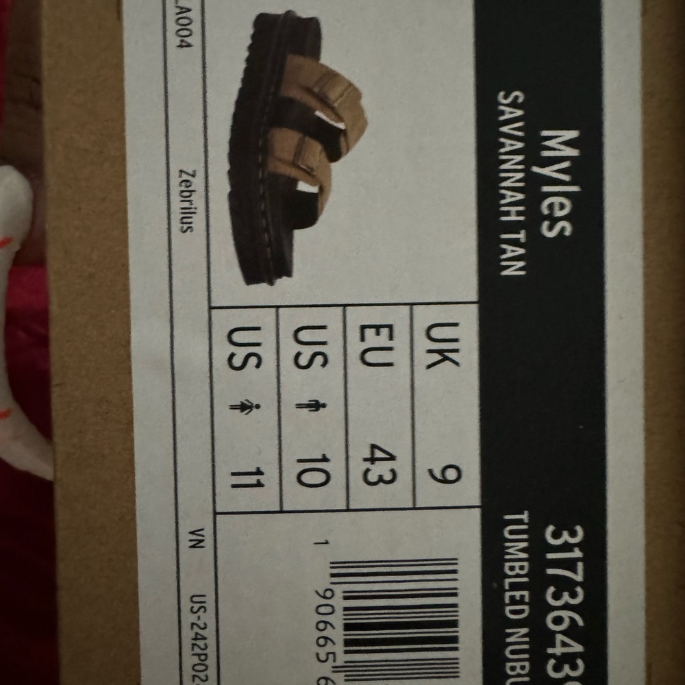 Like new Myles Dr Martens Platform Sandals W sz 11/ M size 10 - Picture 4 of 4